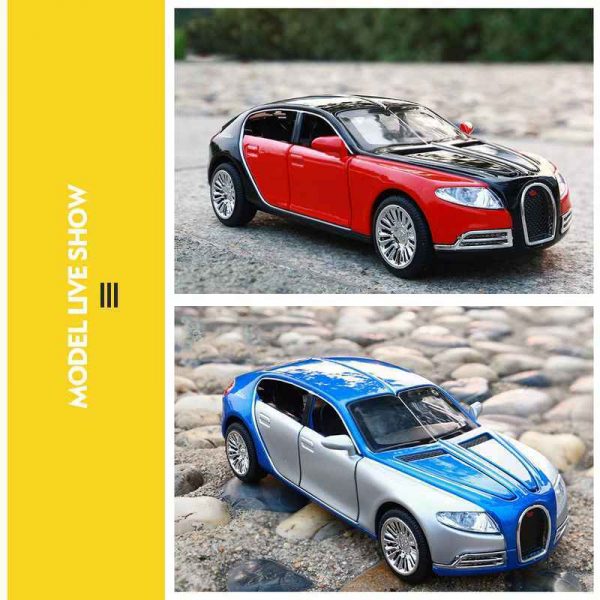 132 Bugatti 16C Galibier Diecast Model Cars Pull Back Alloy Toy Gifts For Kids 293367996190 8