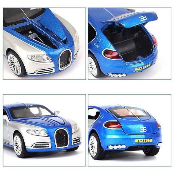 132 Bugatti 16C Galibier Diecast Model Cars Pull Back Alloy Toy Gifts For Kids 293367996190 9