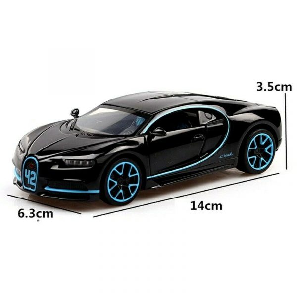 132 Bugatti Chiron Diecast Model Cars Pull Back LightSound Toy Gifts For Kids 293122945340 11