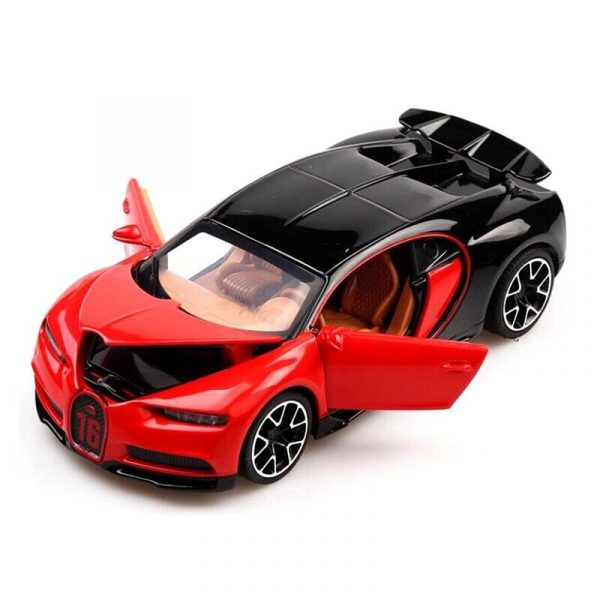 132 Bugatti Chiron Diecast Model Cars Pull Back LightSound Toy Gifts For Kids 293122945340 4