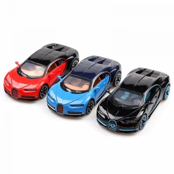 132 Bugatti Chiron Diecast Model Cars Pull Back LightSound Toy Gifts For Kids 293122945340 6