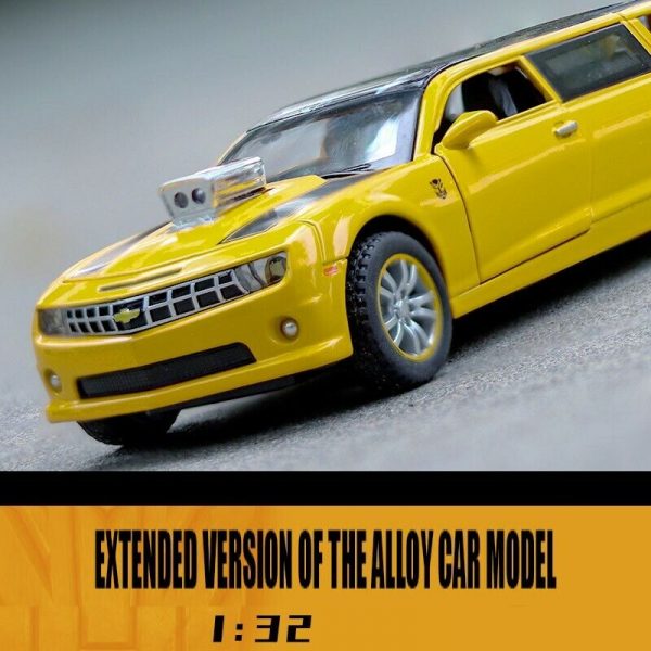 132 Chevrolet Camaro Limousine Extended Diecast Model Light Toy Gifts For Kids 293311603750 3