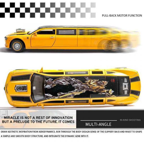 132 Chevrolet Camaro Limousine Extended Diecast Model Light Toy Gifts For Kids 293311603750 6