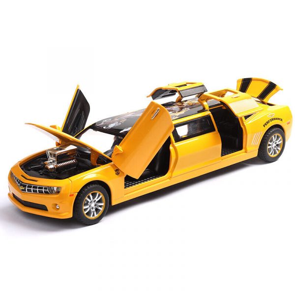 132 Chevrolet Camaro Limousine Extended Diecast Model Light Toy Gifts For Kids 293311603750 9