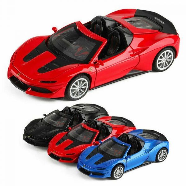 132 Ferrari J50 Diecast Model Cars Pull Back Light Sound Toy Gifts For Kids 295006432090 10