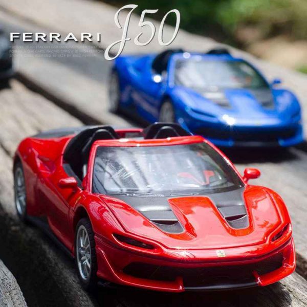 132 Ferrari J50 Diecast Model Cars Pull Back Light Sound Toy Gifts For Kids 295006432090 12