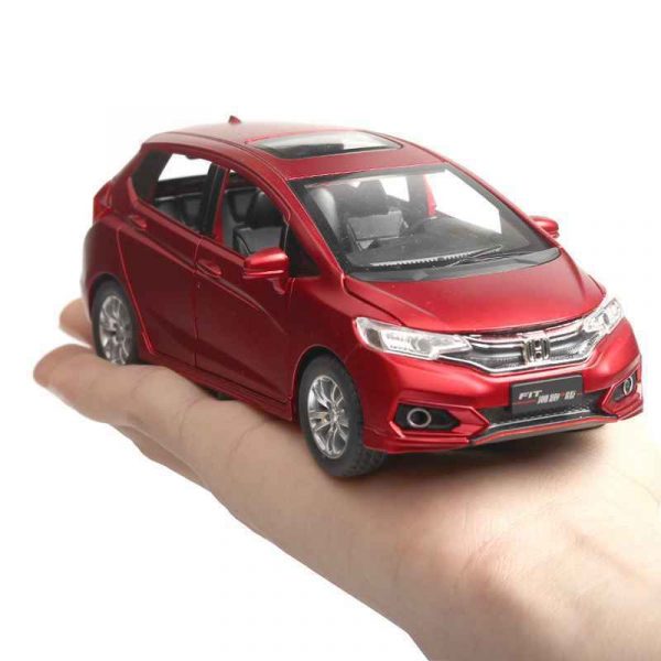 132 Honda Fit Jazz VTi L Diecast Model Cars Pull Back Alloy Toy Gifts For Kids 293369066950 10