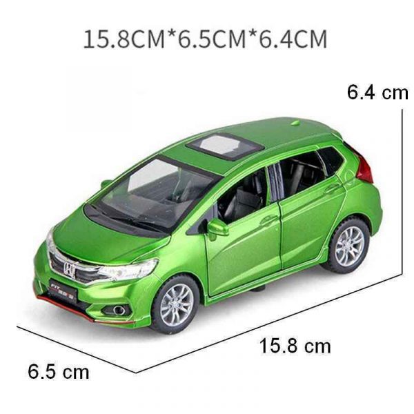 132 Honda Fit Jazz VTi L Diecast Model Cars Pull Back Alloy Toy Gifts For Kids 293369066950 11