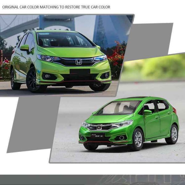 132 Honda Fit Jazz VTi L Diecast Model Cars Pull Back Alloy Toy Gifts For Kids 293369066950 3
