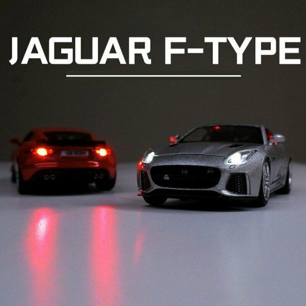 132 Jaguar F Type Diecast Model Cars Pull Back Light Sound Toy Gift For Kids 294861838350 10
