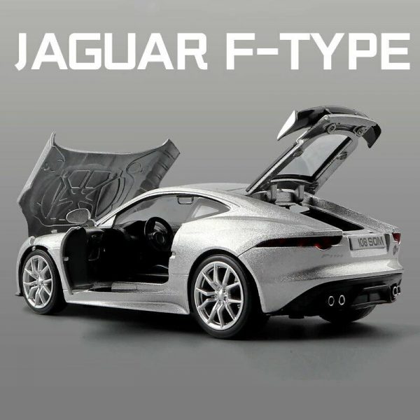 132 Jaguar F Type Diecast Model Cars Pull Back Light Sound Toy Gift For Kids 294861838350 5