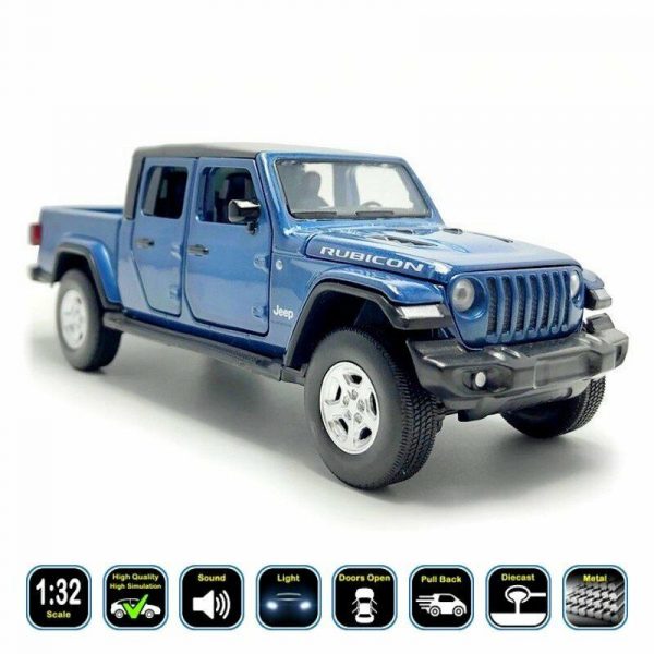 132 Jeep Gladiator Pickup Diecast Model Car High Simulation Toy Gifts For Kids 293605326430