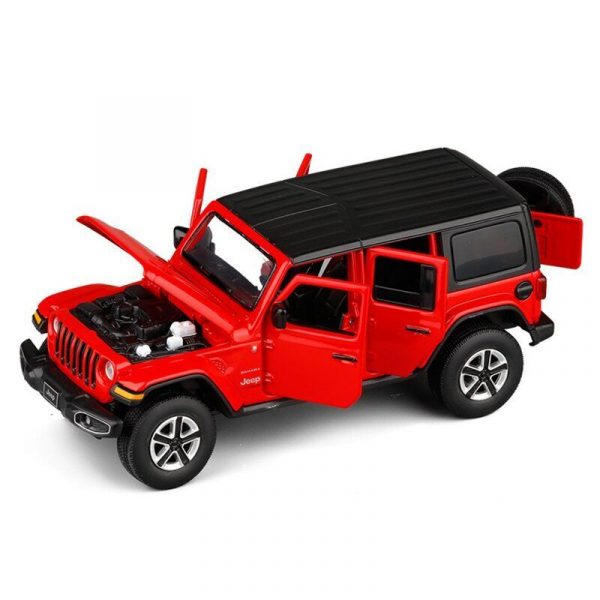 132 Jeep Wrangler JL Rubicon Diecast Model Cars Pull Back Toy Gifts For Kids 295016807380 2
