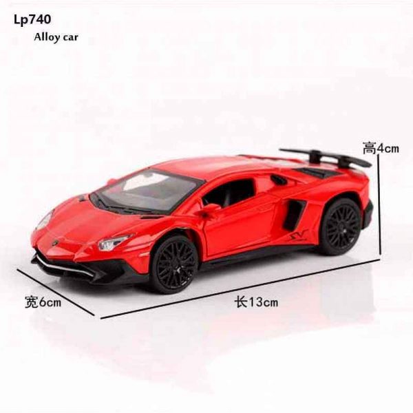132 Lamborghini Aventador LP740 4 Diecast Model Cars Alloy Toy Gifts For Kids 293311498860 4