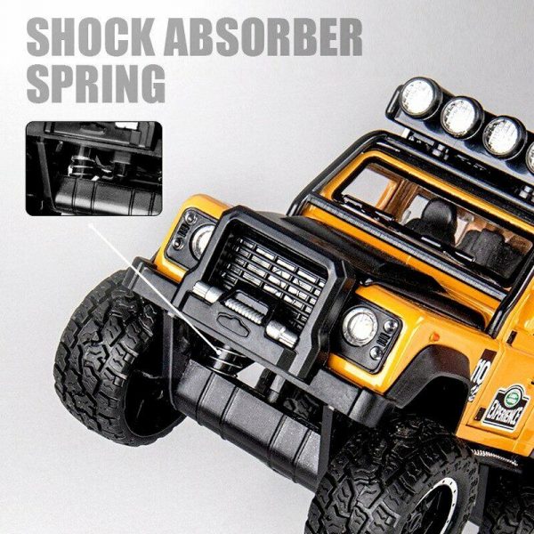 132 Land Rover Defender 90 Diecast Model Cars Pull Back Toy Gifts For Kids 294861953610 11