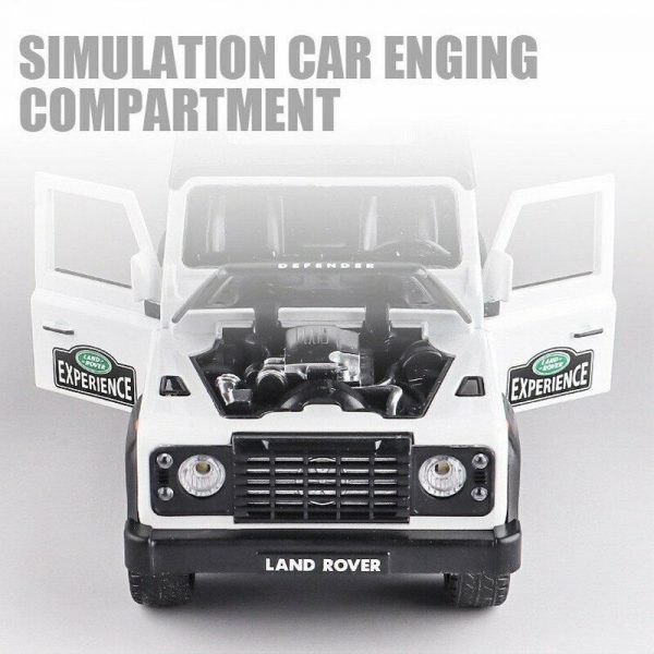 132 Land Rover Defender 90 Diecast Model Cars Pull Back Toy Gifts For Kids 294861953610 5