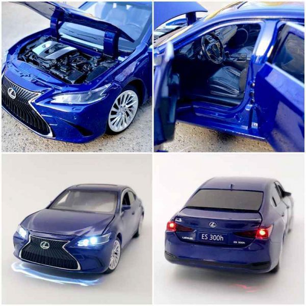 132 Lexus ES300H Diecast Model Cars Pull Back Light Sound Toy Gifts For Kids 293605107500 5