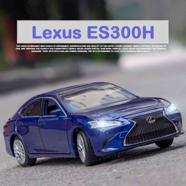 132 Lexus ES300H Diecast Model Cars Pull Back Light Sound Toy Gifts For Kids 293605107500 7