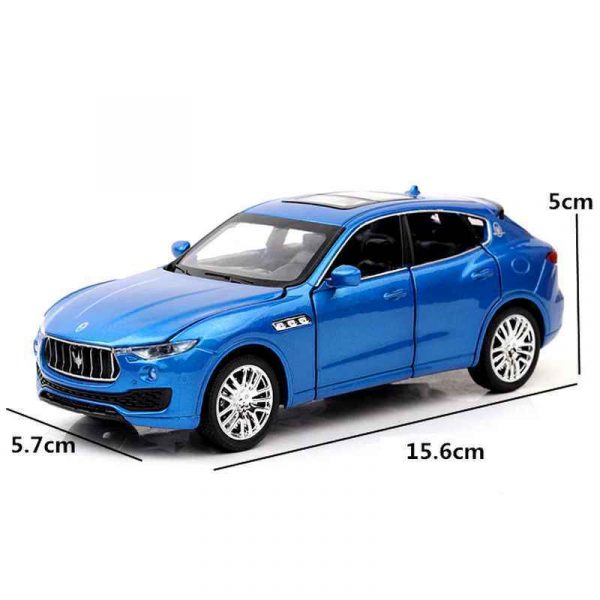 132 Maserati Levante Diecast Model Car Pull Back LightSound Toy Gifts For Kids 293369335570 8