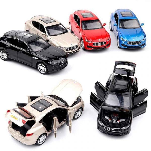 132 Maserati Levante Diecast Model Car Pull Back LightSound Toy Gifts For Kids 293369335570 9