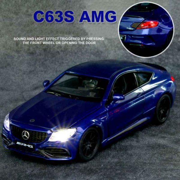 132 Mercedes AMG C63S C205 Diecast Model Cars Pull Back Toy Gifts For Kids 293605264200 2