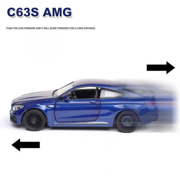 132 Mercedes AMG C63S C205 Diecast Model Cars Pull Back Toy Gifts For Kids 293605264200 3