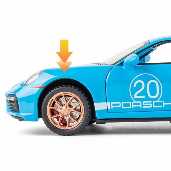 132 Porsche 911 Turbo S Diecast Model Cars Pull Back Alloy Toy Gifts For Kids 294864272780 7
