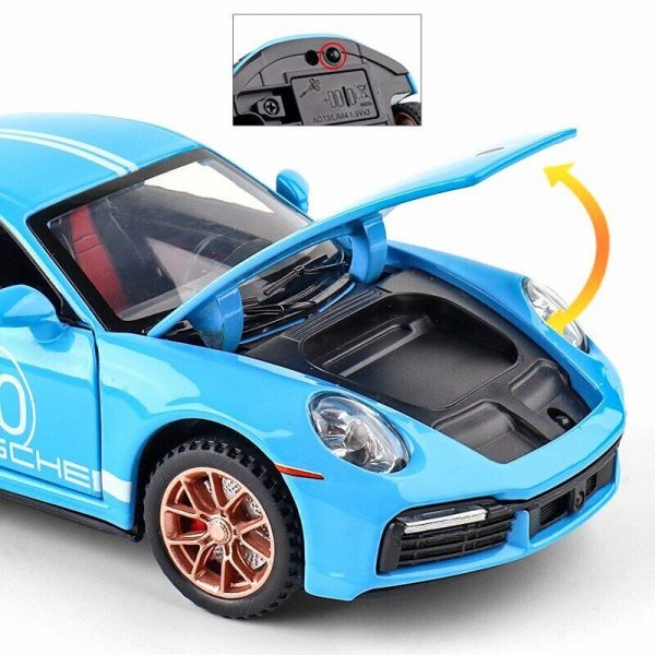 132 Porsche 911 Turbo S Diecast Model Cars Pull Back Alloy Toy Gifts For Kids 294864272780 8