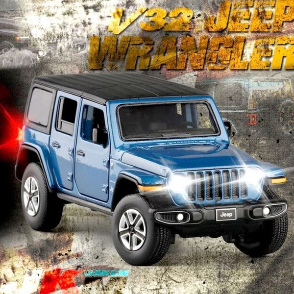 Variation of 132 Jeep Wrangler JL Rubicon Diecast Model Cars Pull Back amp Toy Gifts For Kids 295016807380 4733