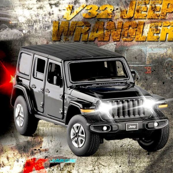 Variation of 132 Jeep Wrangler JL Rubicon Diecast Model Cars Pull Back amp Toy Gifts For Kids 295016807380 9800