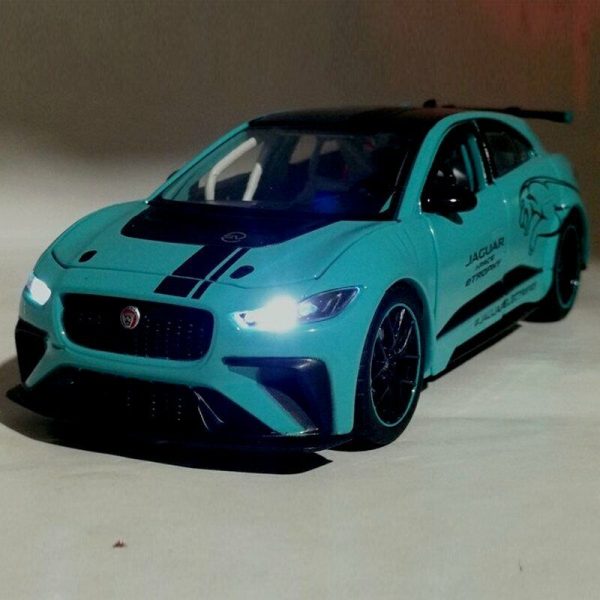 132 Jaguar I Pace Diecast Model Cars Pull Back Light Sound Toy Gift For Kids 293605259181 3