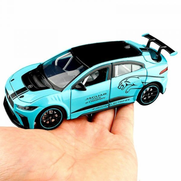 132 Jaguar I Pace Diecast Model Cars Pull Back Light Sound Toy Gift For Kids 293605259181 7