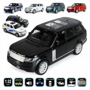 1:32 Land Rover Range Rover Vogue Diecast Model Car Pull Back Toy Gifts For Kids