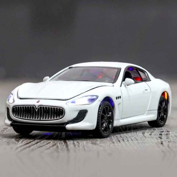132 Maserati GT Diecast Model Car Pull Back Light Sound Toy Gifts For Kids 294945423821 6