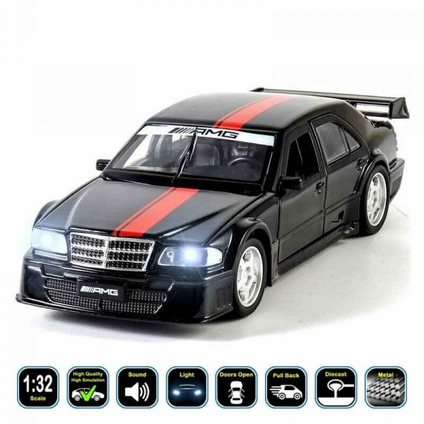 132 Mercedes Benz C Class AMG DTM W202 Diecast Model Cars Toy Gifts For Kids 293605263601