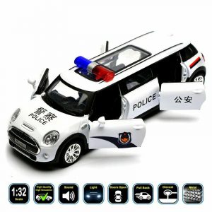 1:32 Mini Cooper Clubman (F54) (Limousine Police) Diecast Model Cars &Toy Gifts