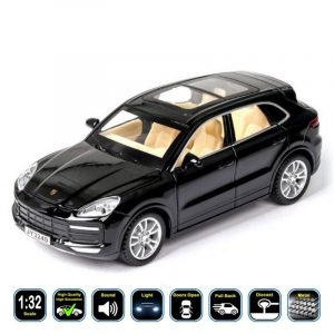 1:32 Porsche Cayenne Diecast Model Cars Pull Back Light&Sound Toy Gifts For Kids