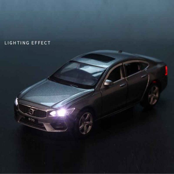 132 Volvo S90 Diecast Model Cars Pull Back LightSound Alloy Toy Gifts For Kids 293309923431 2