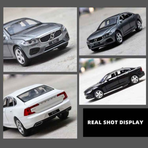 132 Volvo S90 Diecast Model Cars Pull Back LightSound Alloy Toy Gifts For Kids 293309923431 4