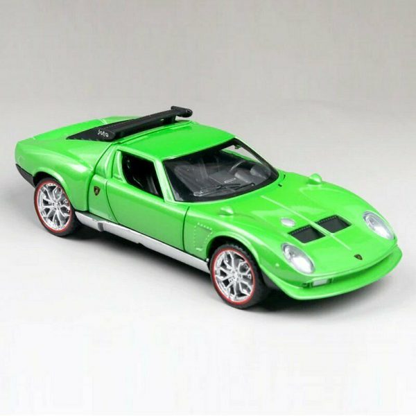 Variation of 132 Lamborghini Miura Jota 1965 Diecast Model Cars Pull Back Toy Gifts For Kids 293311532951 1674