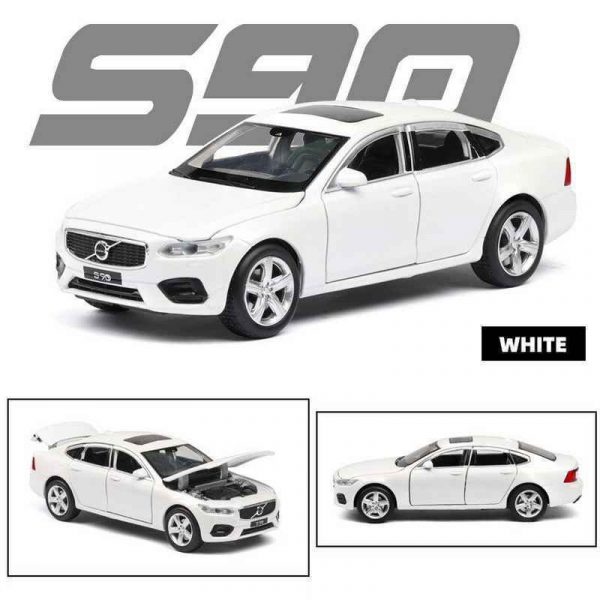 Variation of 132 Volvo S90 Diecast Model Cars Pull Back LightampSound Alloy Toy Gifts For Kids 293309923431 1f28