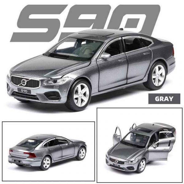 Variation of 132 Volvo S90 Diecast Model Cars Pull Back LightampSound Alloy Toy Gifts For Kids 293309923431 6e92