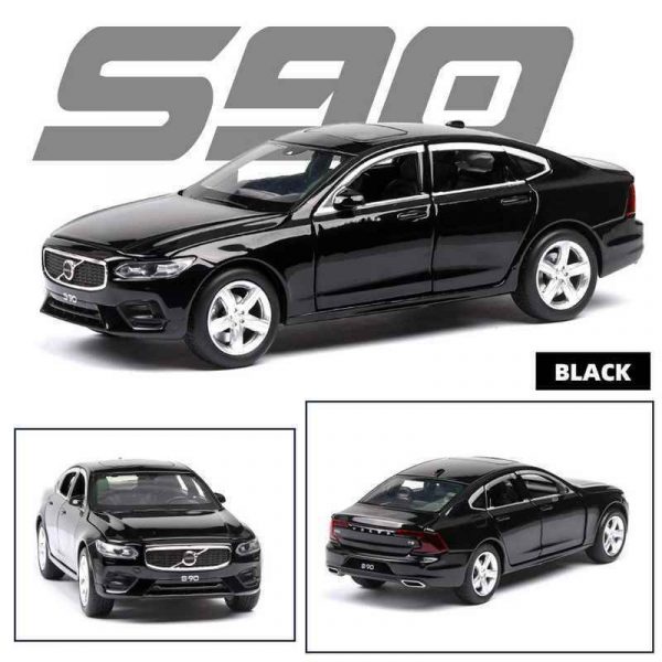Variation of 132 Volvo S90 Diecast Model Cars Pull Back LightampSound Alloy Toy Gifts For Kids 293309923431 71d9