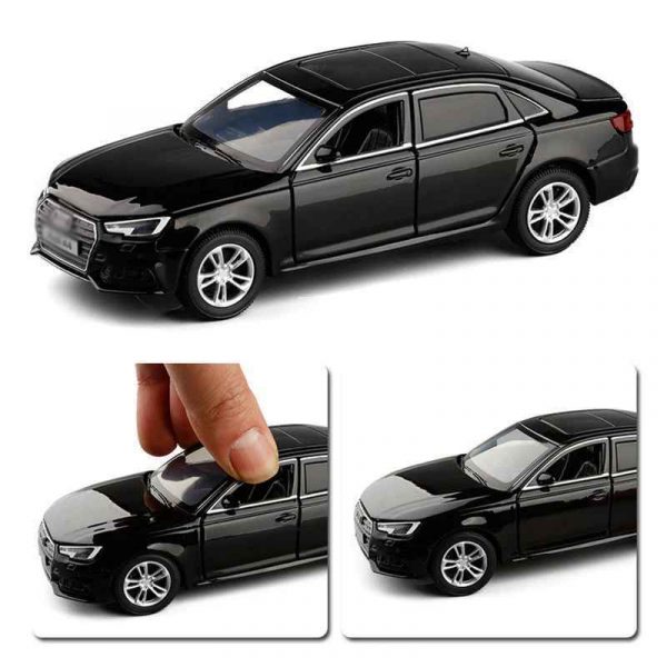 132 Audi A4 Diecast Model Cars Pull Back Light Sound Alloy Toy Gifts For Kids 294189014342 5
