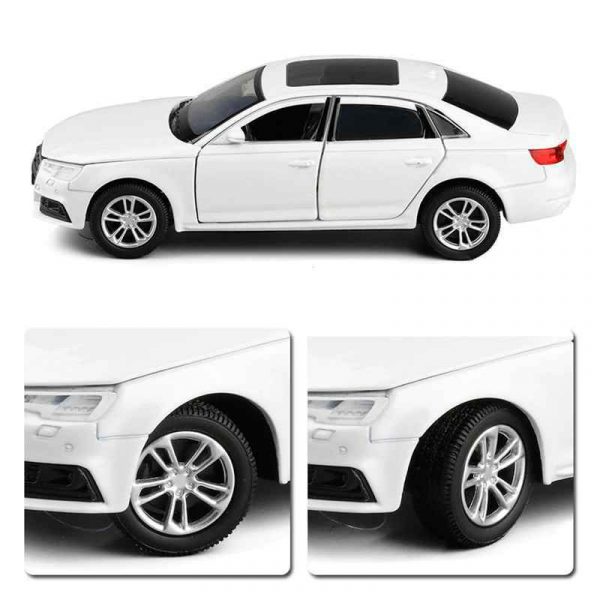 132 Audi A4 Diecast Model Cars Pull Back Light Sound Alloy Toy Gifts For Kids 294189014342 6