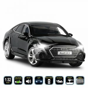 1:32 Audi A7 Sport Diecast Model Car Pull Back Light & Sound Toy Gifts For Kids