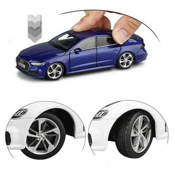 132 Audi A7 Sport Diecast Model Car Pull Back Light Sound Toy Gifts For Kids 294189015002 5
