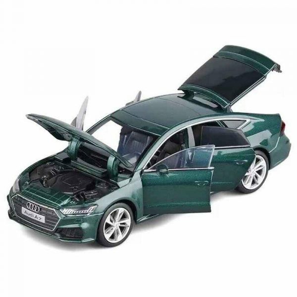 132 Audi A7 Sport Diecast Model Car Pull Back Light Sound Toy Gifts For Kids 294189015002 9
