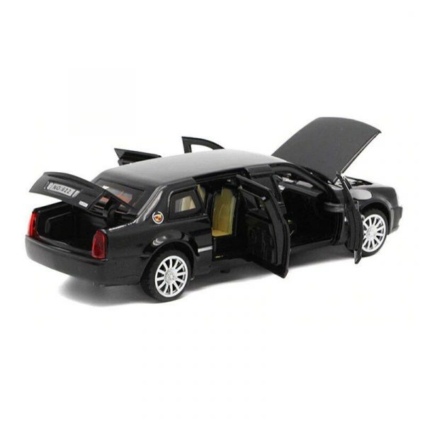 132 Cadillac One The Beast Presidential Limousine Pull Back Diecast Model Car 292803441192 2