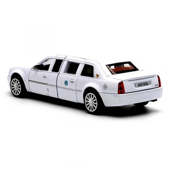 132 Cadillac One The Beast Presidential Limousine Pull Back Diecast Model Car 292803441192 6